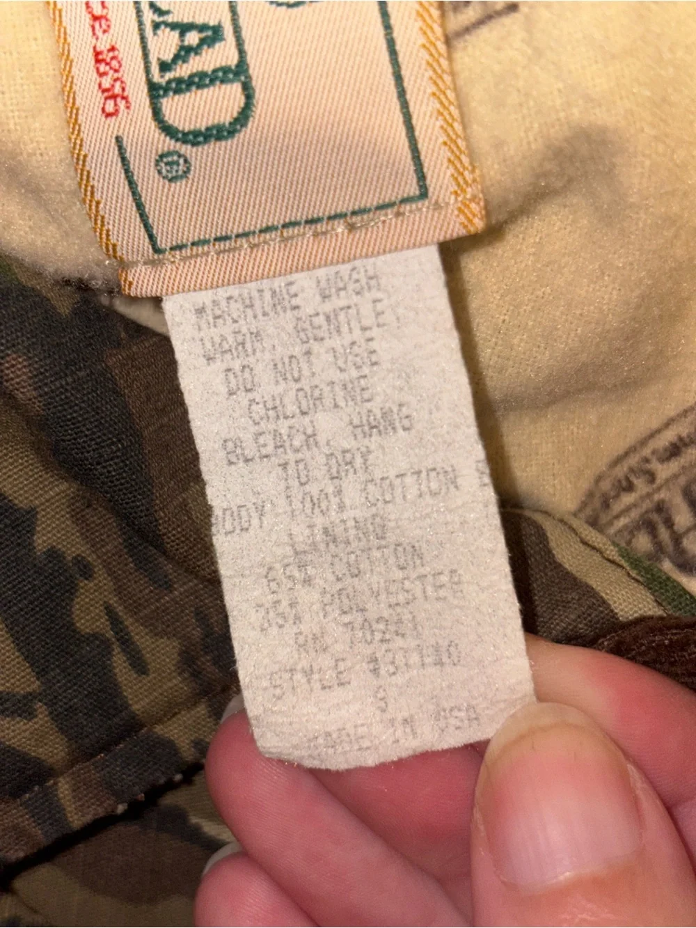 Vintage RedHead Camo Hunting Chore Coat